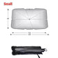 Car Windshield Sun Shade Umbrella | Foldable UV Protection Front Window Sunshade | Heat Insulation Car Sun Protector | Universal Auto Sunshade